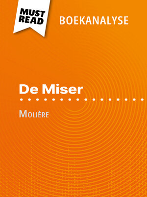 cover image of De Miser van Molière (Boekanalyse)